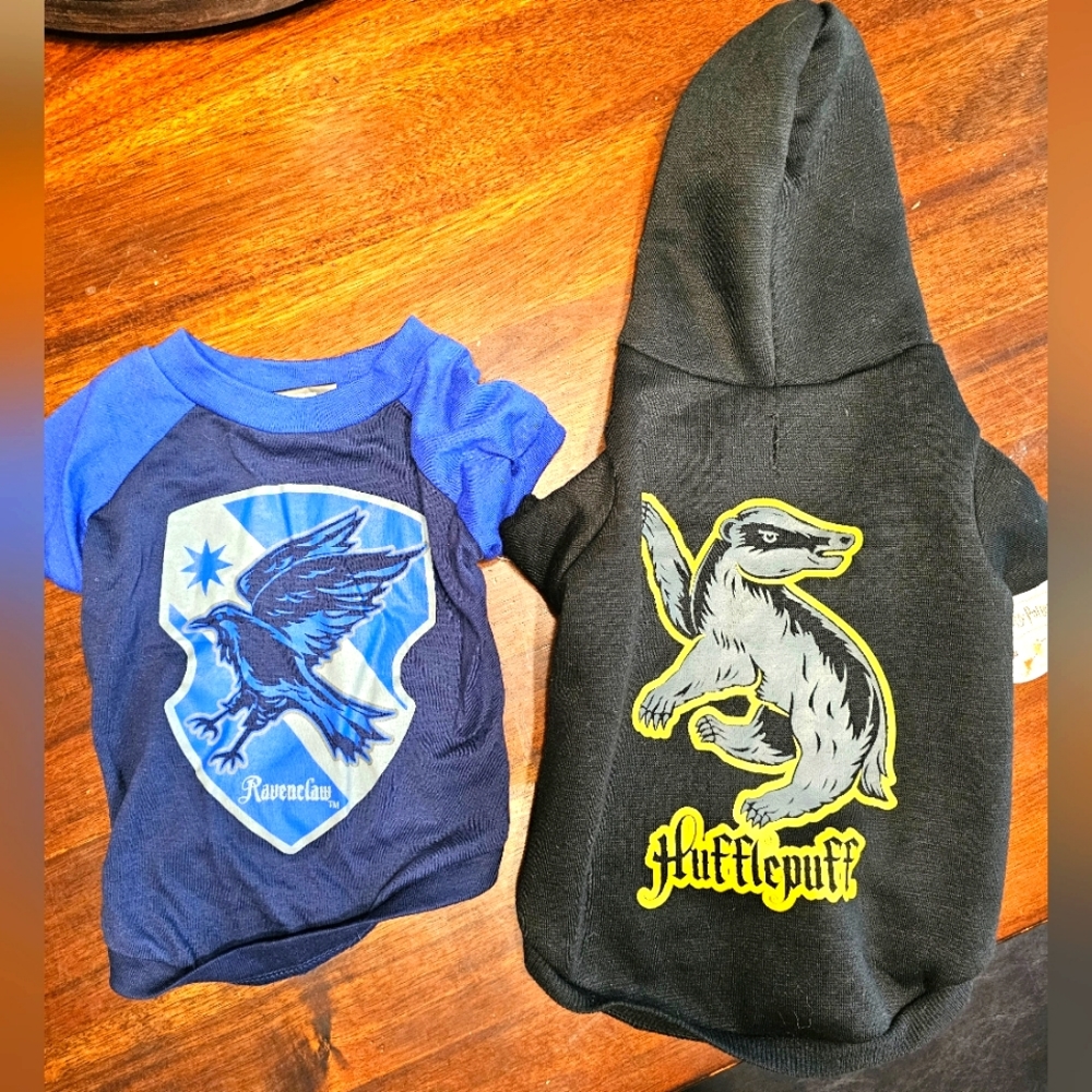Set of 2 Harry Potter Dog Shirts sz M